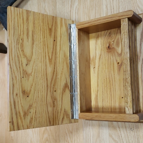 Handcrafted Solid Wood box from hardwood Floor! Red Oak - Picture 1 of 4